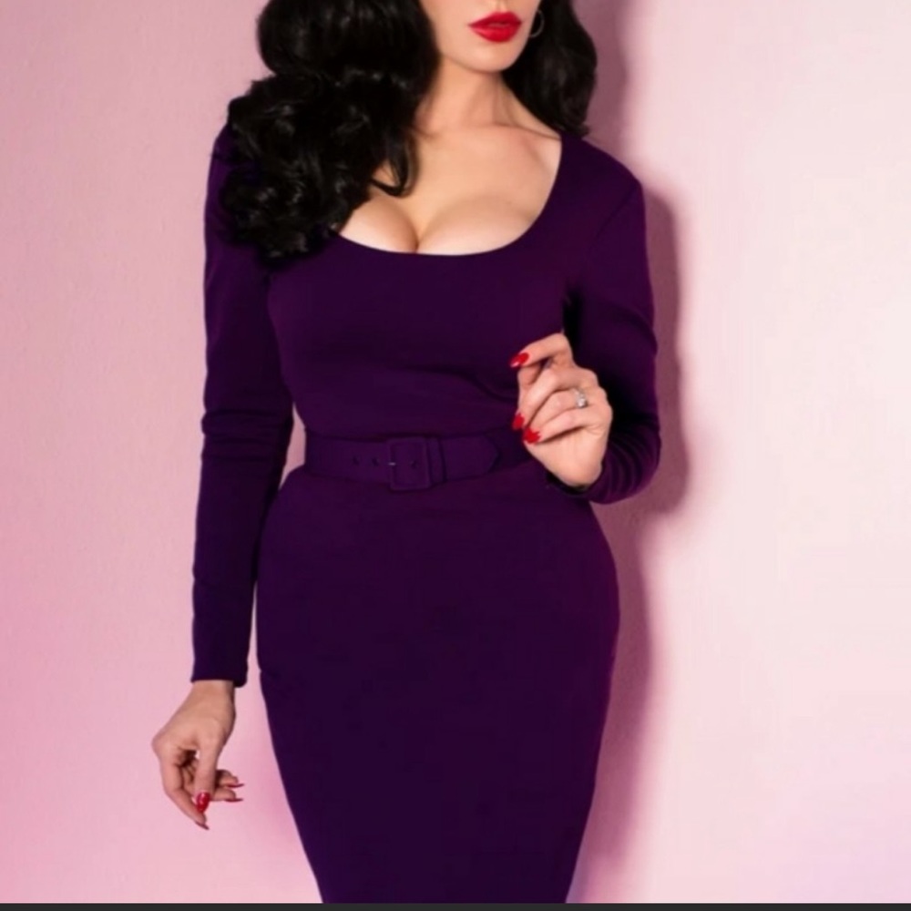 TROUBLEMAKER WIGGLE DRESS- VIXEN BY MICHELINE PITT 2XL